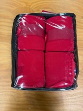 Premier Equine Fleece Wraps. Red. New in Original Packaging.