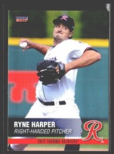 Ryne Harper 2017 Choice Tacoma Rainiers #12 Tacoma Rainiers