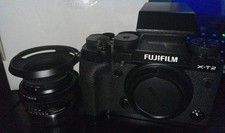 Fujifilm X-T2 24.3MP Mirrorless Digital Camera W/ 25mm Lens Accessories