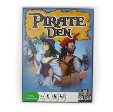 Pirate Den Family Bluffing Board Game 2015 Crash Games 3-5