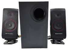 Altec Lansing VS2421 2421 Gaming Computer Speakers with Subwoofer Untested