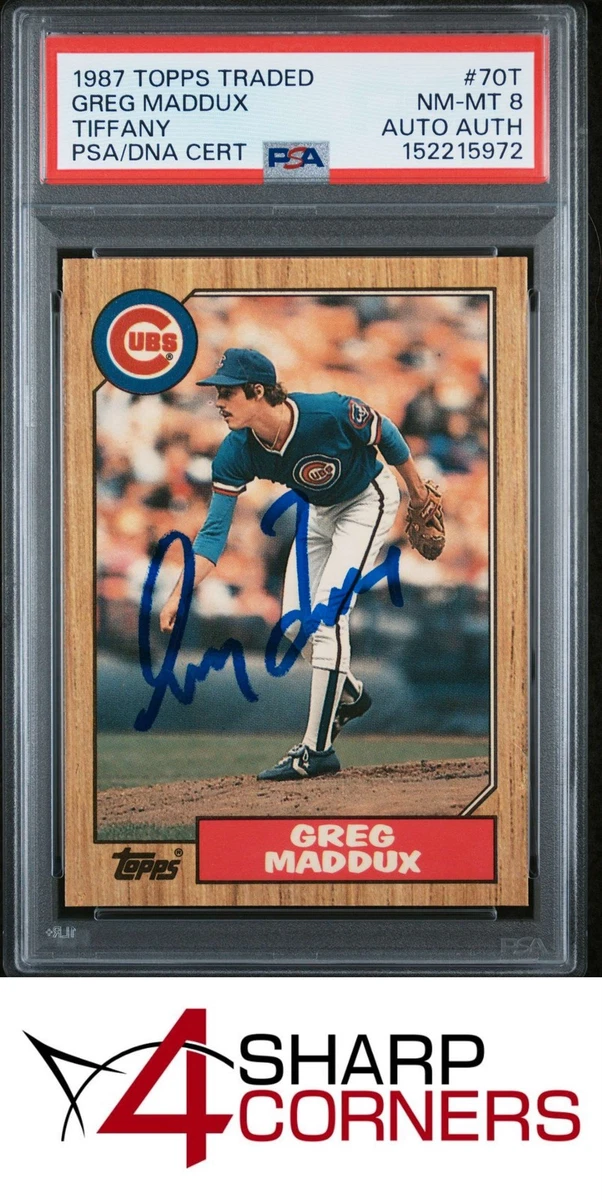 Greg Maddux Professional Sports Authenticator (PSA) Baseball