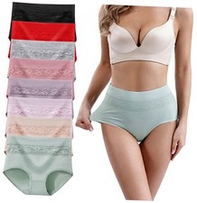 Women's Underwear Cotton Tummy Control High X-Large Multi - A01 - 8 Pack