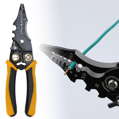 Multifunction Wire Stripper Plier Electric Cable Stripper Crimper Cutter OY