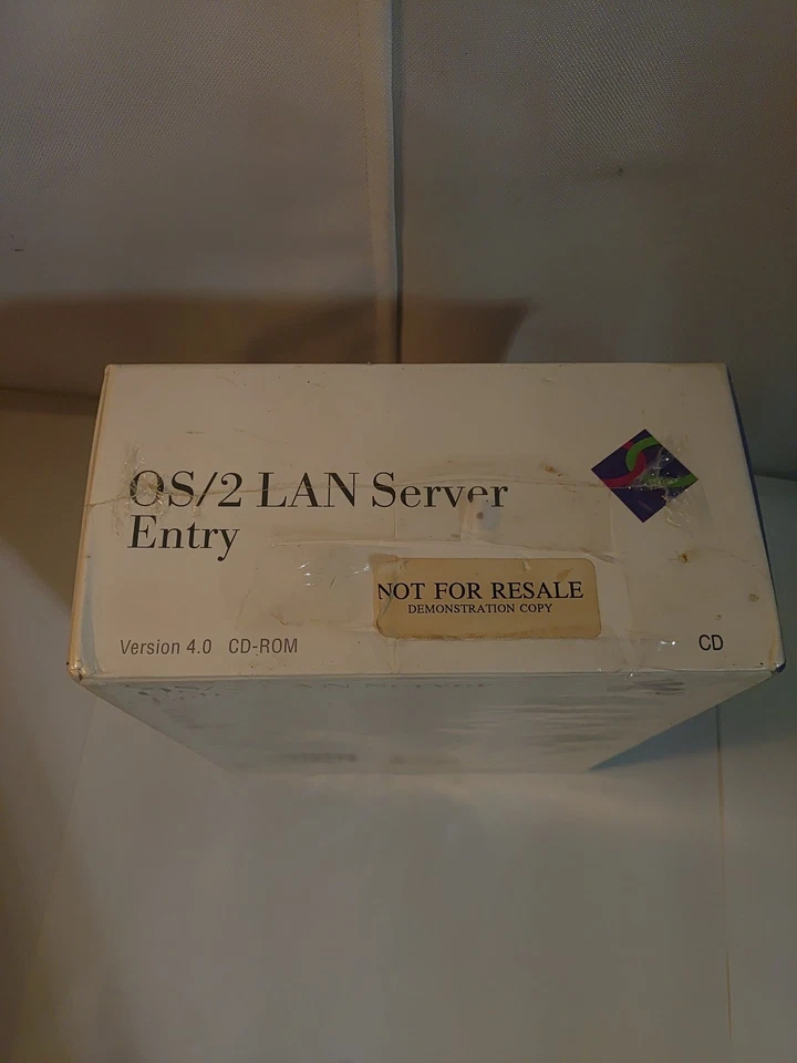 De colección Raro IBM OS/2 LAN Servidor Entey 4.0 CD-ROM Nuevo Sellado Foto 3 de 4
