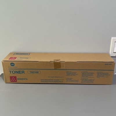 Konica Minolta TN314 Magenta Toner Cartridge A0D7331 for Bizhub C353 Series NEW
