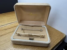 New Anson Gold And Silver Collar Bar in Original Gift Box. Made In USA.