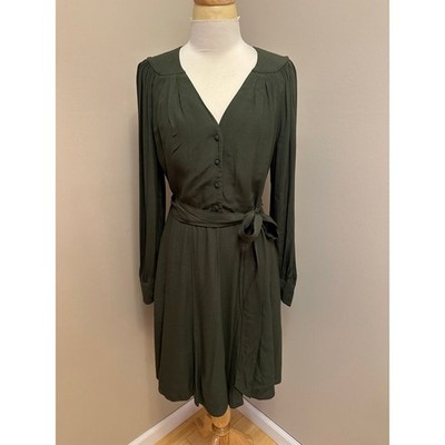green emerald velvet dress Green Embellished Wrap Over Illusion Long Sleeve A Line Gown