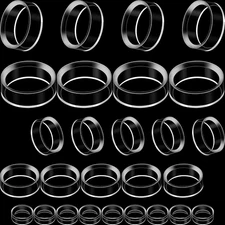 Jetec 30 Pieces Crystal Sphere Stand Acrylic Sphere Holder Small Medium Large ro