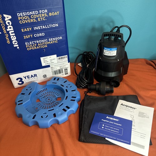 Acquaer 1/4 HP Automatic Swimming Pool Cover Pump 2250GPH PCP025-1