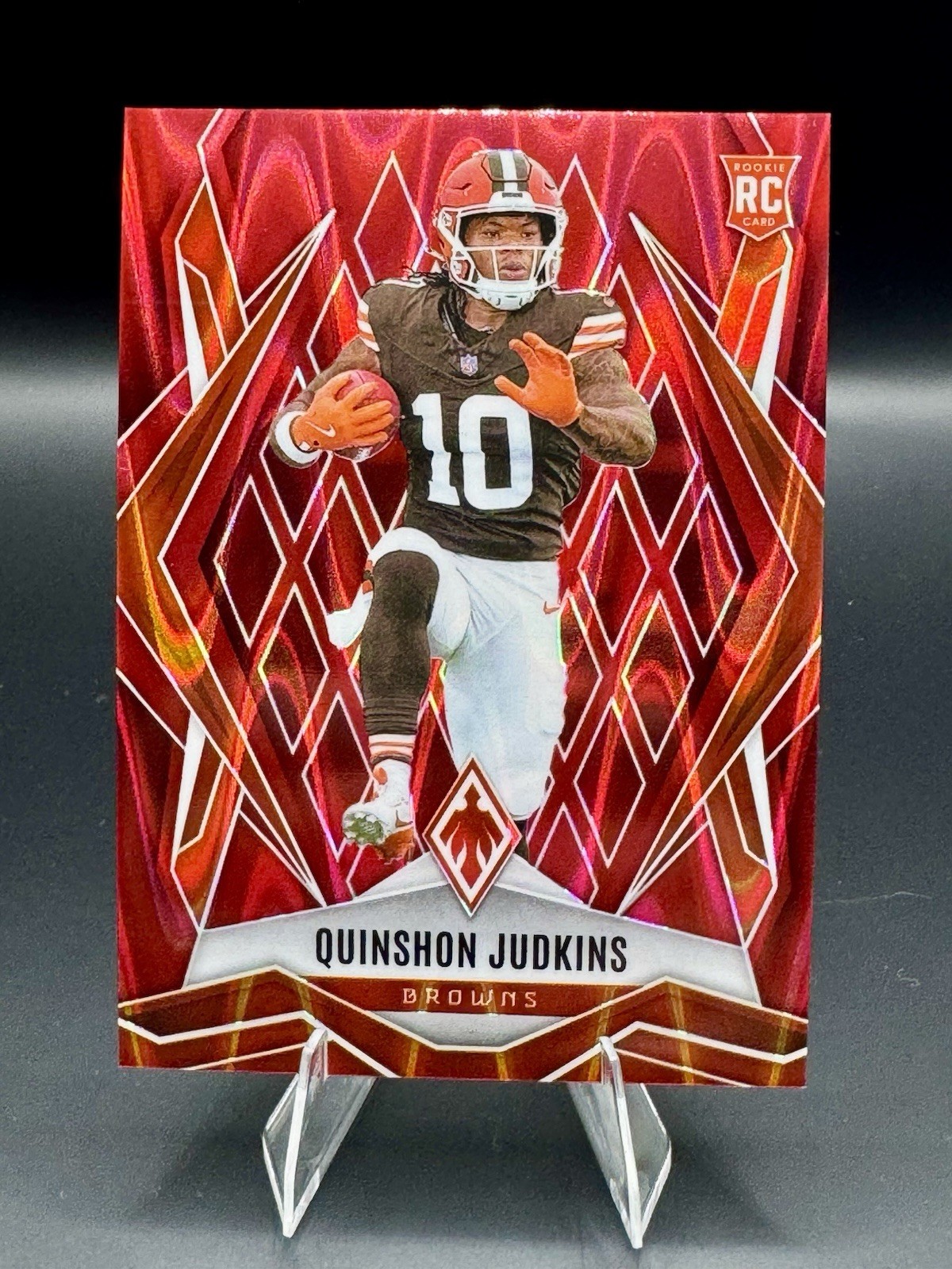 2025 Panini Phoenix - Rookies Quinshon Judkins #191 Red Seismic 7/99 *RC*