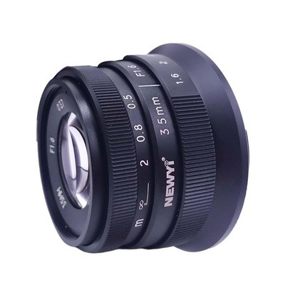 Mini 35mm F1.6 APSC Objektiv für Sony A5100 A5000 NEX-3 NEX-5T A7II A7R A7S