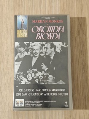 MARILYN MONROE BLONDE ORCHIDEE - VHS COLUMBIA TRISTAR NEU VERSIEGELT *SELTEN*