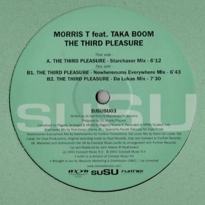 Morris T Feat. Taka Boom - The Third Pleasure (12'', Promo, TP)