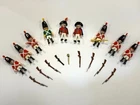 Vintage Playmobil Imperial Redcoats Soldier Figures Lot  Greencoat Officer Rifle