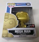 Funko PoP! Games Gamestop Exclusive Chase Gold Megaman #102 In Protector