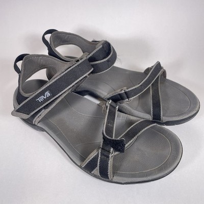 Teva Verra Black Gray Strappy Sandals Women s 1096263 - Size 6.5