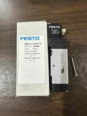 Festo MEH-5/2-1/8-P-I-B 173404 Solenoid Valve DC24V New | eBay