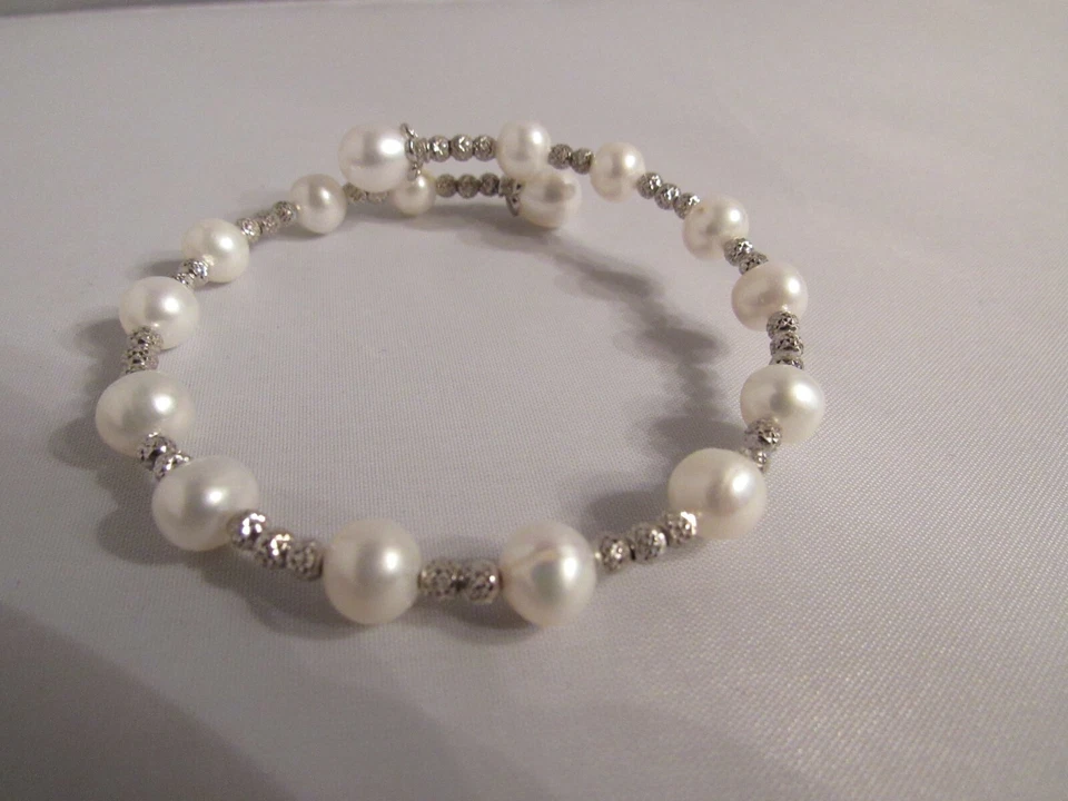 Pulsera Espléndidas Perlas Plata y Perlas - $279 Foto 4 de 4
