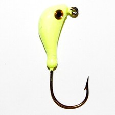 Banana Jigs, Painted Body, Eagle Claw 413CAT Hooks, (8) Sizes, 10 Per Pack