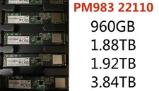 Samsung PM983 960GB 1.88TB 1.92TB 3.84TB  PCIe  M.2 22110 Solid State Drive LOT