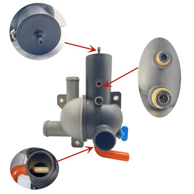 Water Distribution Housing with Air Hose 863802T2, 863444T2 Raw Water Cooled MER