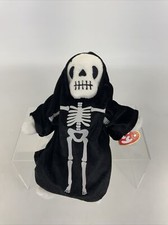 TY Beanie Baby - CREEPERS the Skeleton 2001 Tag, 2000 Heart