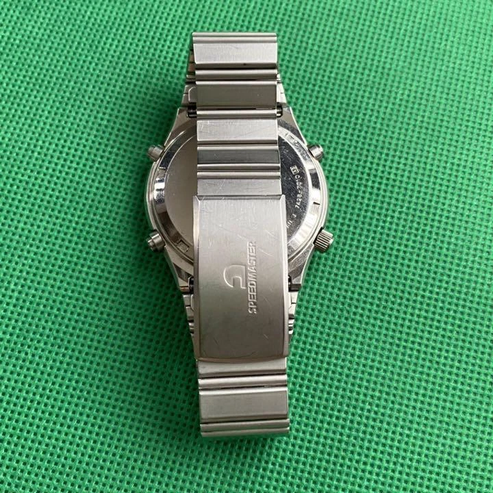 最先端 《D087》SEIKO 7A28-7010 スピードマスター クォーツ 腕時計
