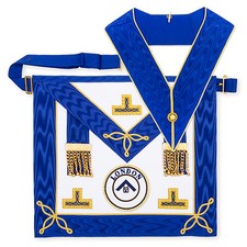 Lambskin Craft Provincial London Grand Rank Undress Apron & Collar Regalia LGR