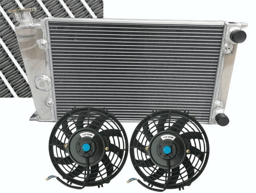 Aluminum Radiator For VW GOLF MK1 Jetta SCIROCCO GTI SPEC 1.6 1.8 1975-1981 MT - Picture 2 of 8