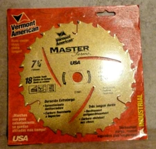 Vermont American Master Series 7.25" 18 Carbide Teeth Circular Saw Blade ^^