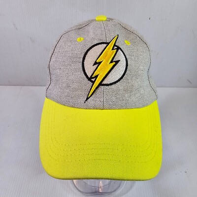 Six Flags Reverse Flash THE FLASH Cap DC Comics Baseball Cap Reverse Flash Six Flags Yellow One ...