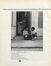 1970 Bell System Telephone Print Ad Last Time You Shared w Your Brother