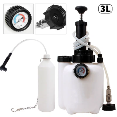 3L Brake System Clutch Fluid Pressure Bleeder Bleeding Bottle Kit Car Bleed Tool