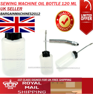 KLARE WEISSE NÄHMASCHINE ÖLFLASCHE 120 ML