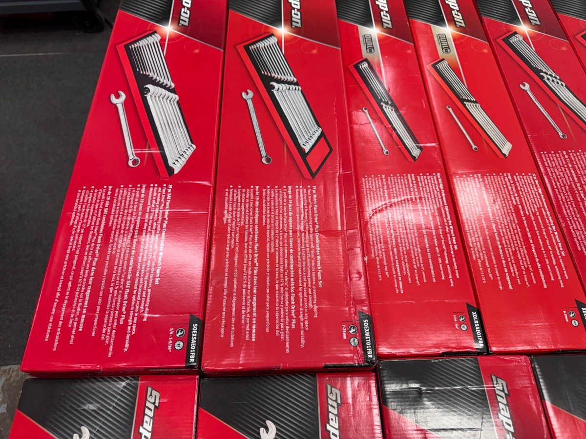 Snap-on Tools NEW 193pc Complete Cloud 9 Wrench Foam Drawer Master