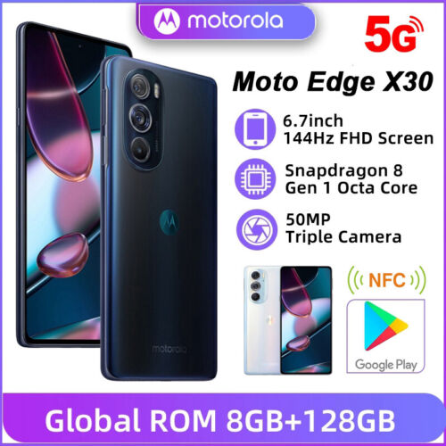 Original Motorola Moto Edge X30 5G Snapdragon 8 Gen 1 NFC 6.7'' 144Hz 5000mAh