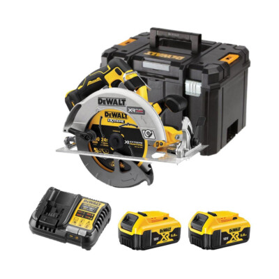 DeWalt DCS573P2 18V FLEXVOLT Advantage Akku-Handkreissäge Set mit 2x 5 Ah Akkus