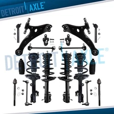 18pc Front Rear Struts Control Arm Sway Bar Link for Lexus RX330 Highlander AWD
