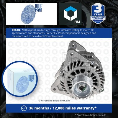 Alternator fits NISSAN MICRA K12 1.6 2005 on HR16DE Blue Print 23100BC00A