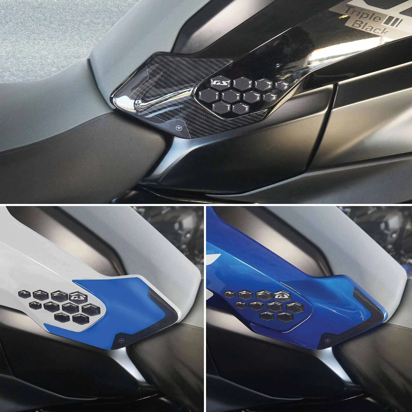 R&G EZBG112BL Adesivi protezione battitacco per BMW R1300GS