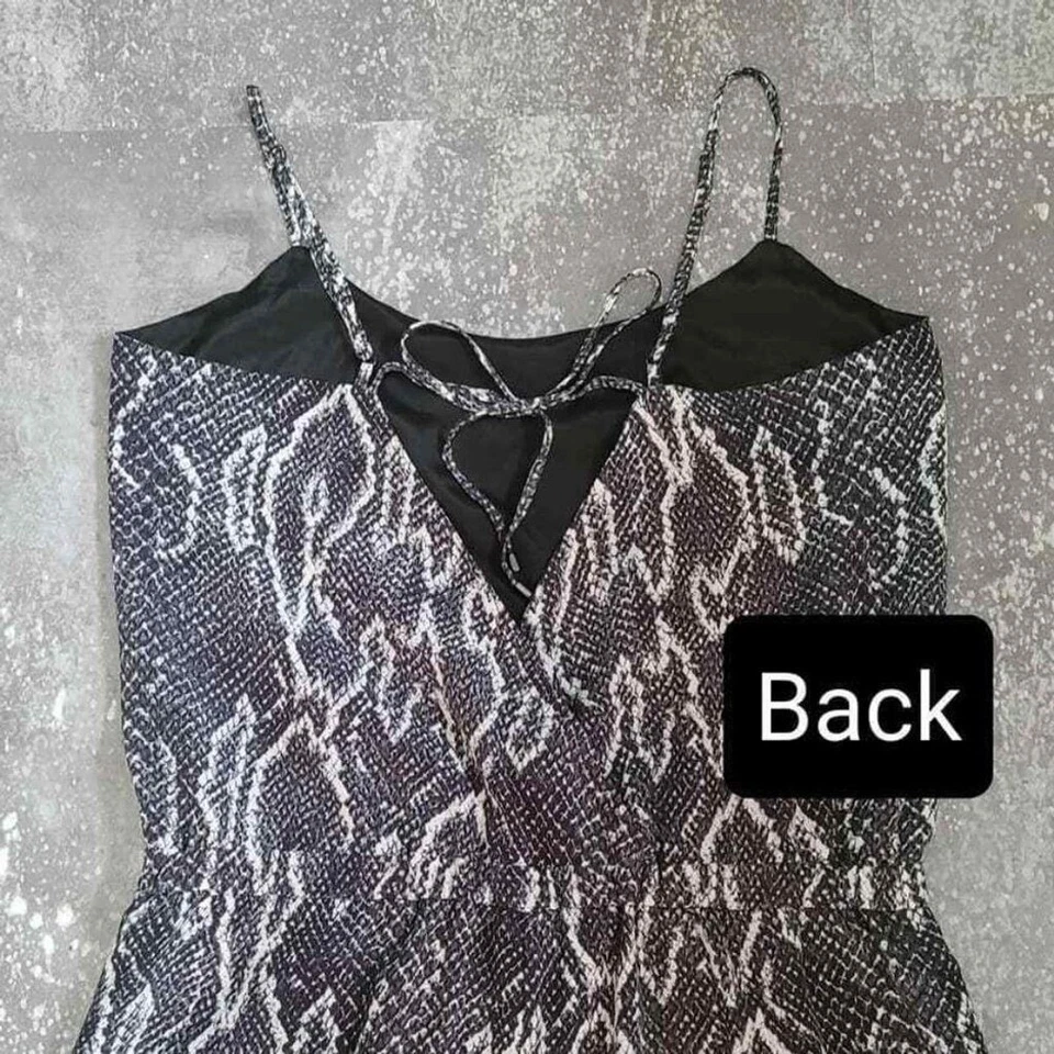 HAUTE HIPPIE Snake Print Silk Jumpsuit - Image 4 of 4