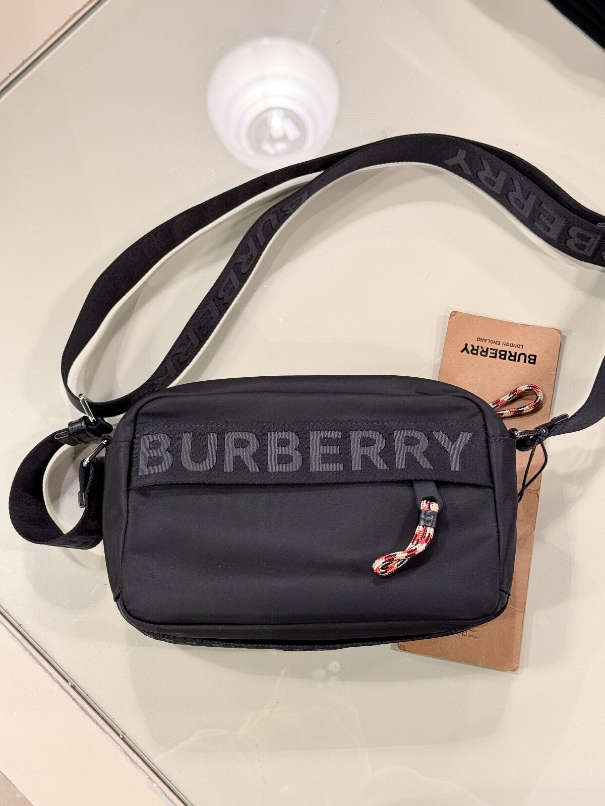 Authentic Burberry Logodetail ECONYL® Crossbody Bag eBay