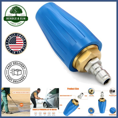 #ad High Pressure Rotary Nozzle 1 4 Inch Quick Connect for Pressure Washer 4.0 GPM $31.94