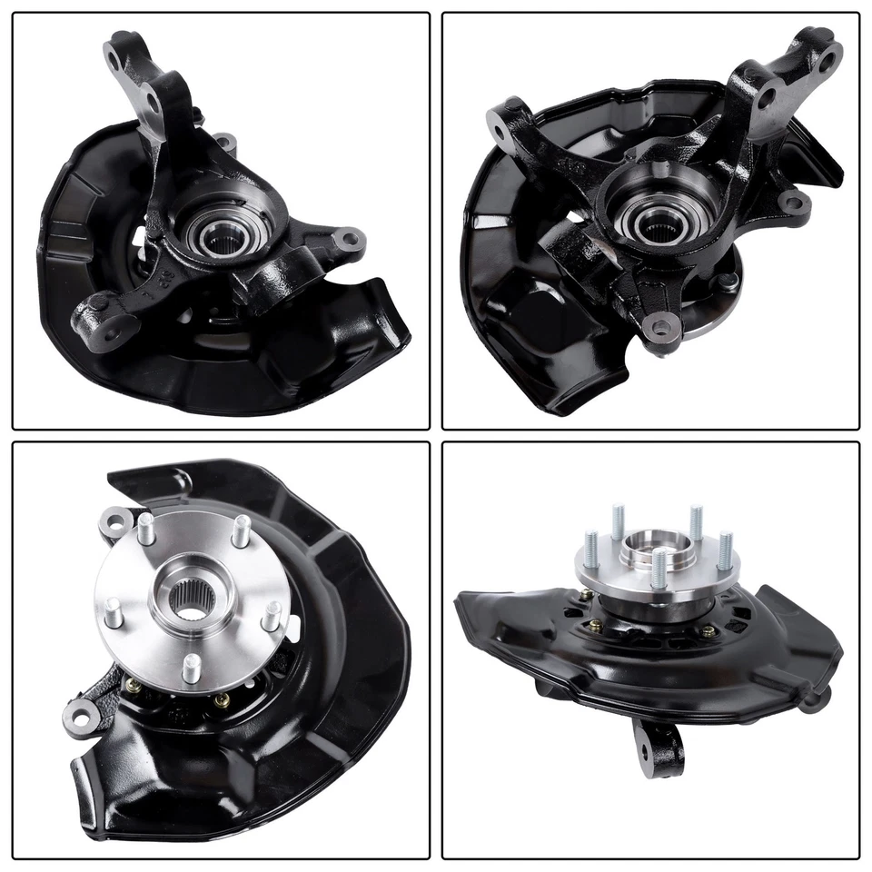 Par de cojinetes de nudillo de dirección y cubo de rueda delanteros para Lexus ES350 07-12 Foto 3 de 4