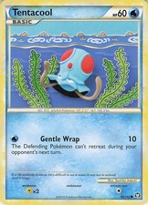 Tentacool 80/102 Common HGSS Triumphant Pokemon Lightly Played