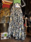 Indian 100% Cotton Green Tiger Safari MAXI African Boho Tropical Forest Skirt — photo 7