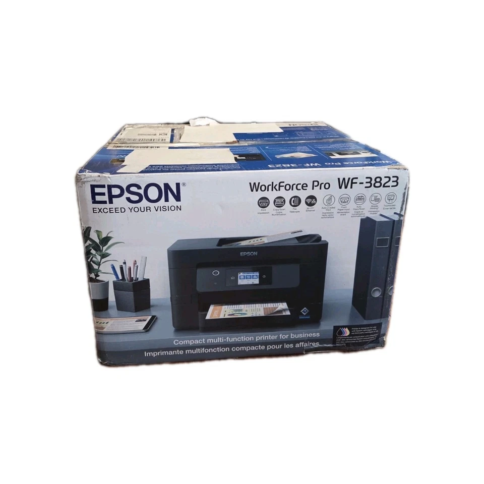Epson WorkForce Pro WF-3823 All-in-One Printer High Volume Wireless Printing - Image 2 of 3