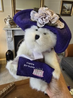 Boyds Bear H.B. Bersday Plüsch - Vintage Geburtstagsbär - Geburtstagsgeschenk für Sie