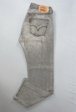 Levi's Vintage 501 Button Fly Classic Straight 100 Cotton Denim Jeans. 34X33.